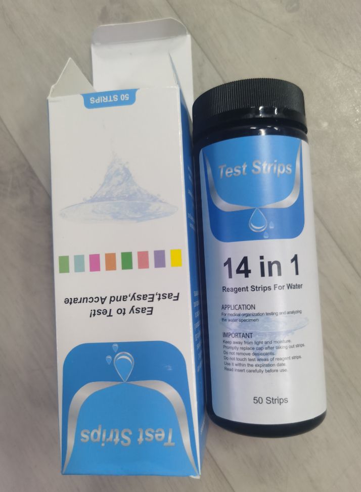 50pcs 14 In 1 Water Quality Test - PH Test Strips