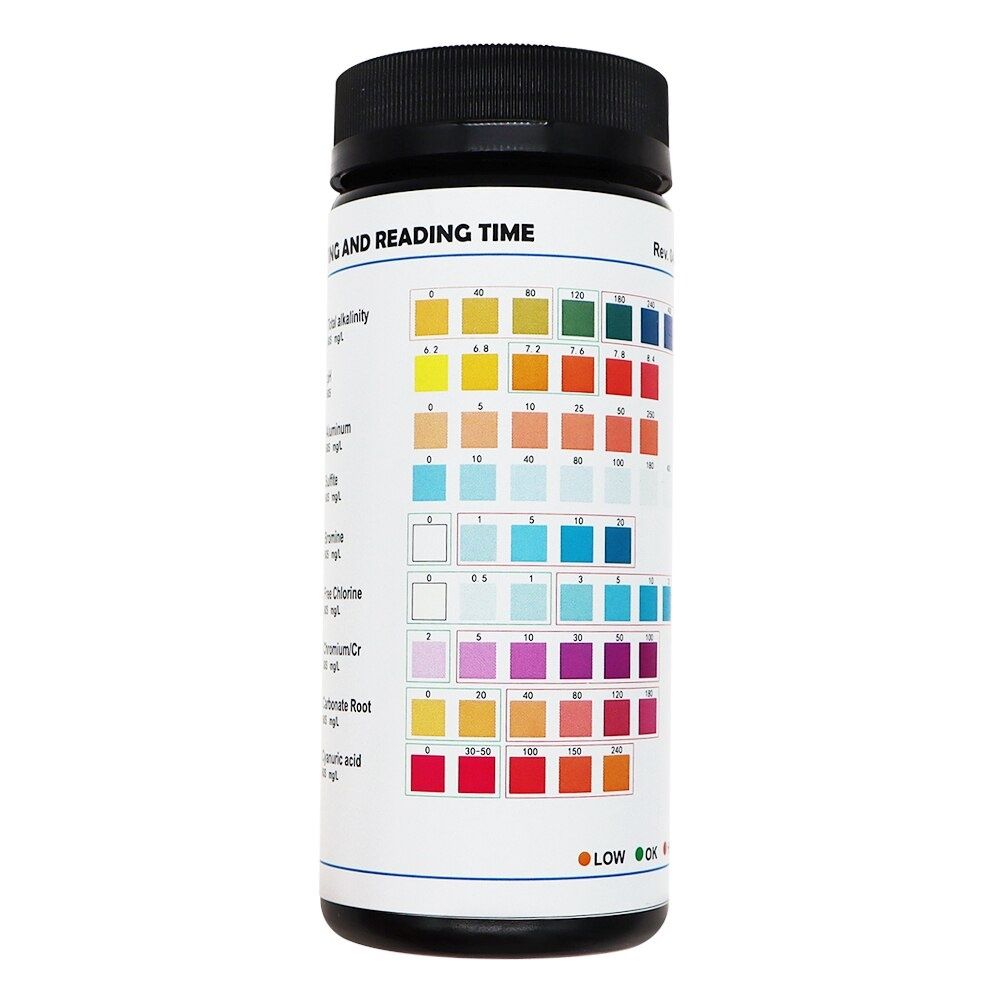 50pcs 14 In 1 Water Quality Test - PH Test Strips