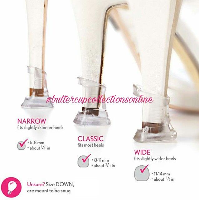 High Heel Protector Stiletto Stopper (Small/Narrow) - Clear