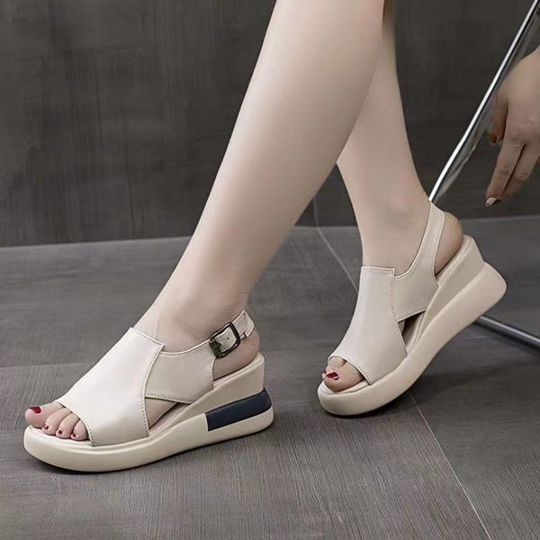 2022 Women's Fashion Wedge Sandals - Beige