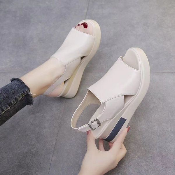 2022 Women's Fashion Wedge Sandals - Beige