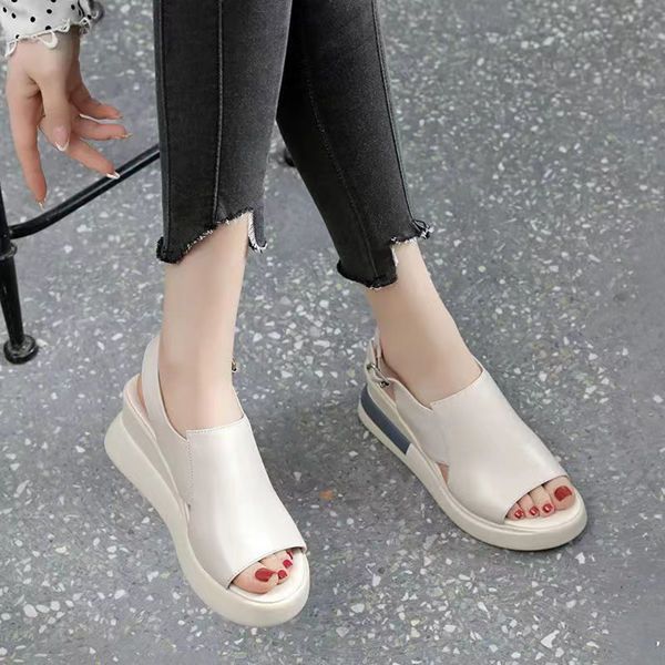 2022 Women's Fashion Wedge Sandals - Beige
