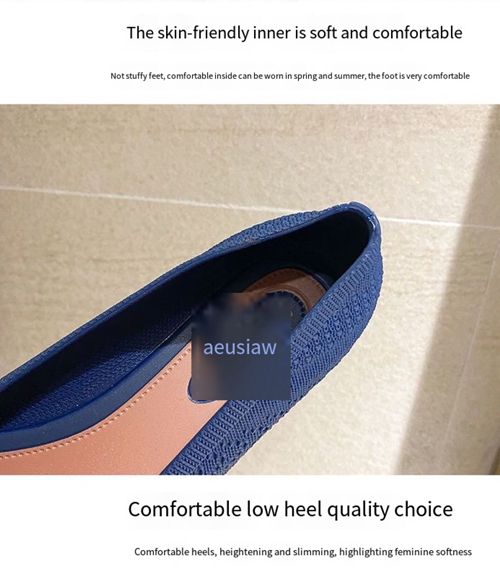 Waterproof Rain Boots Low-top Gelatin Jelly Shoes Non-slip Sandals Blue
