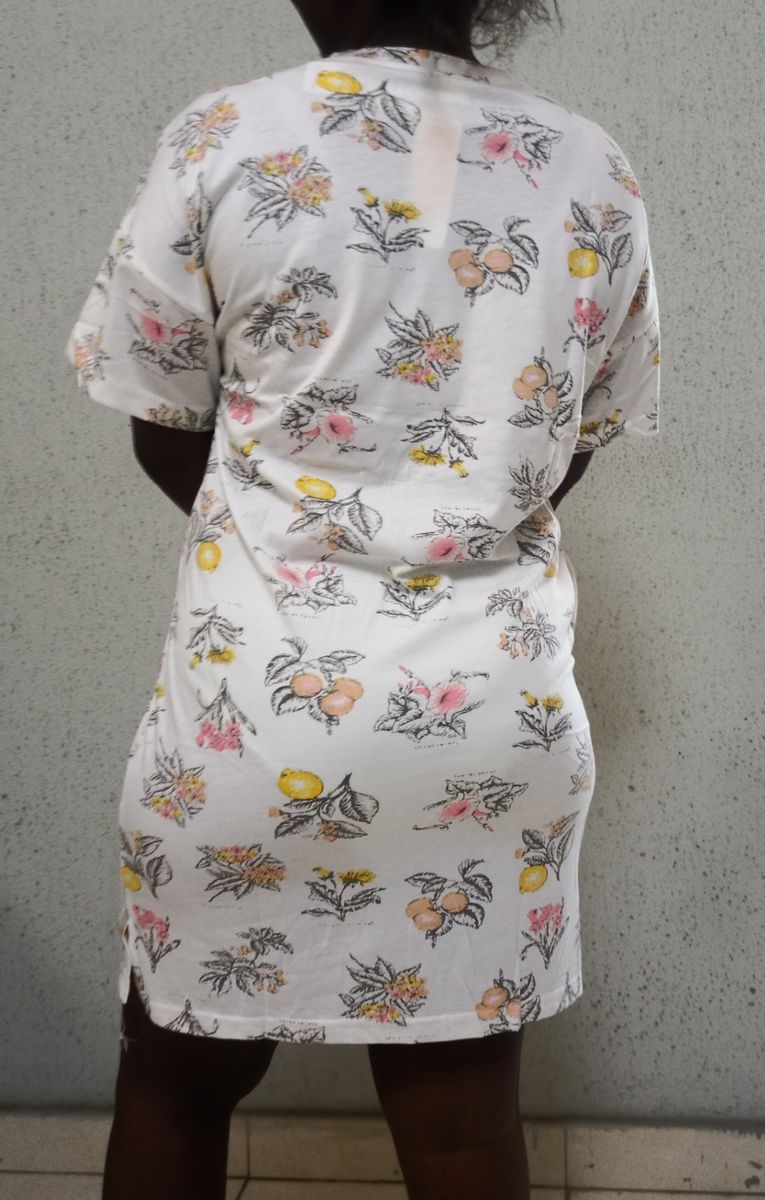 Women Short Sexy Sleepwear Round Neck Night Gown