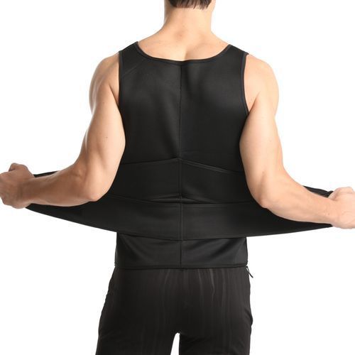 Men's Sweat Sauna Vest Waist Trainer Body Shaper Tank Top Compression
