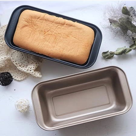 Nonstick Bread Pan - 2pieces - Gold And Black