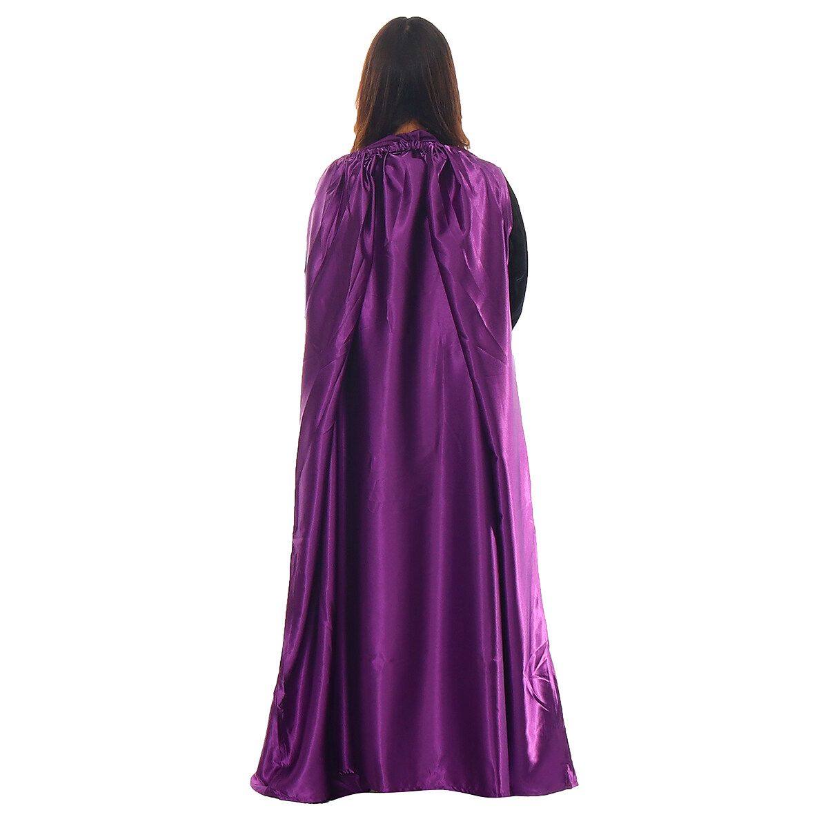 Handmade Yoni Steam Gown Steaming Dress Sweating Clothes Breathable V-Steam Capes Functional Steam Tool 04 Purple
