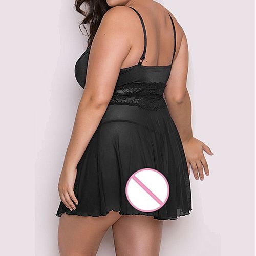 Fashion* Fashion Women Sexy Muslin Lace Underwear Spice Temptation Underwear Sleepwear
