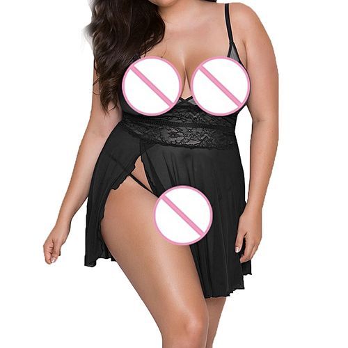 Fashion* Fashion Women Sexy Muslin Lace Underwear Spice Temptation Underwear Sleepwear