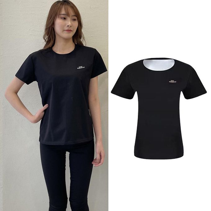 Sauna Suit Waist Trainer Corset Weight Loss Sweat Shirt Exercise T M