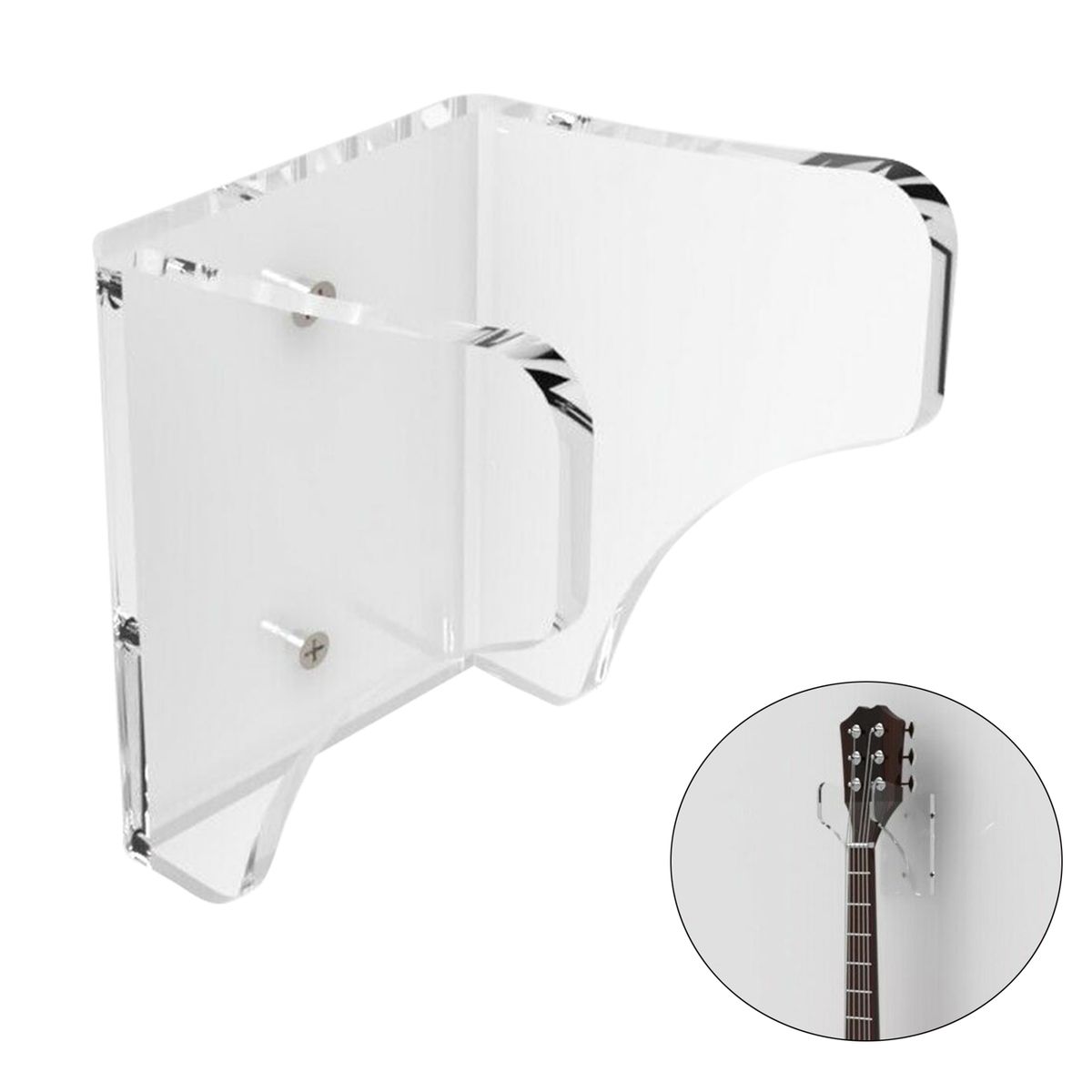 Wall Mounted Guitar Hanger Stand For Hanging Guitar Save Space Clear