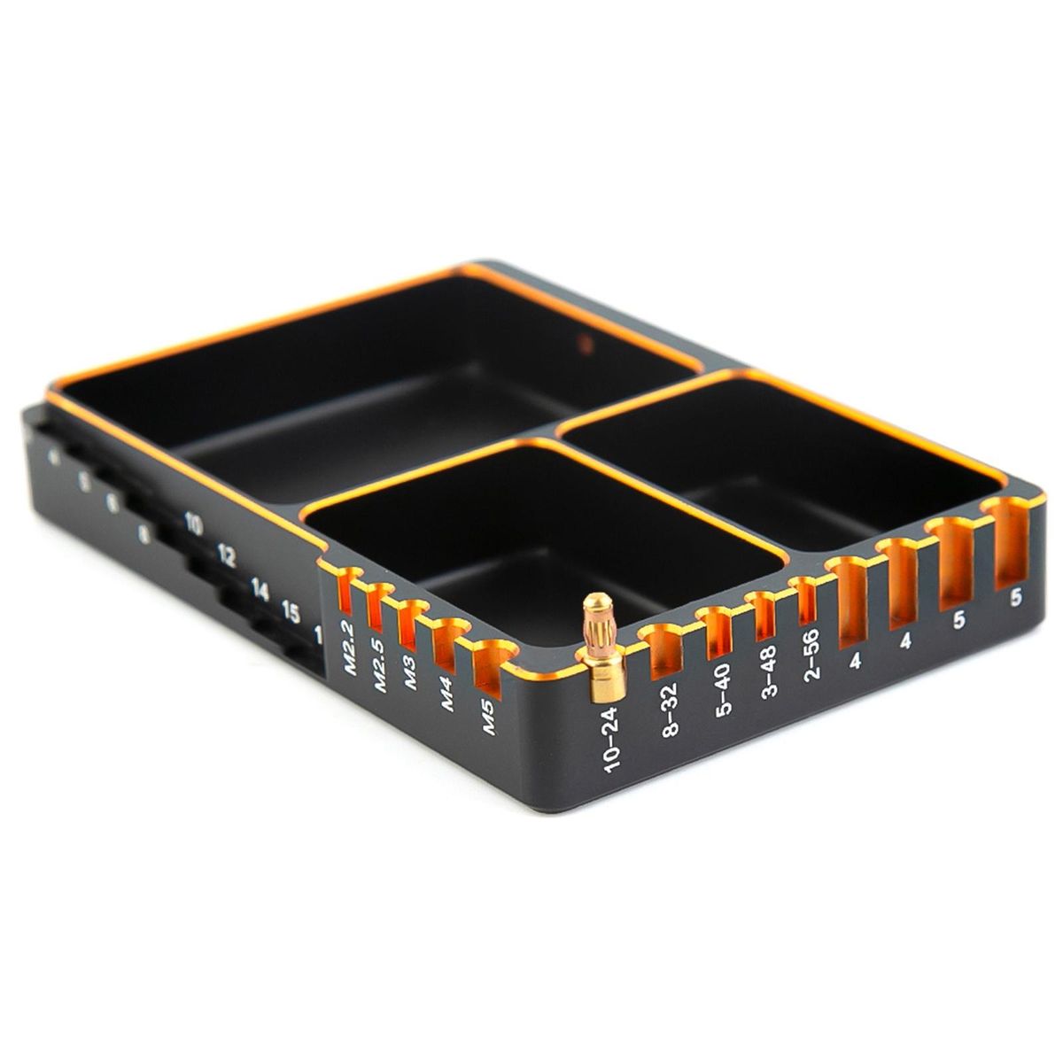 Screw Length Size Measurement Plate CNC Screw Tray Nut Gasket Storage Length Size Welding Tool for Remote Control Car Boat Model