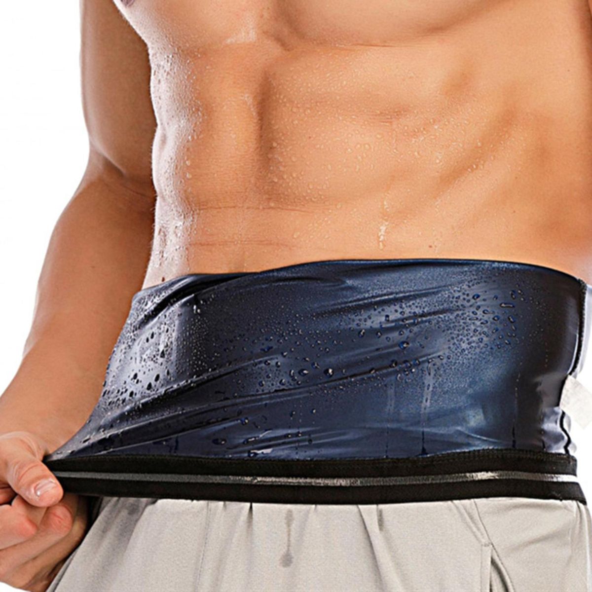 Heat Trapping Sweat Enhancing Compression Waist Slimming Top