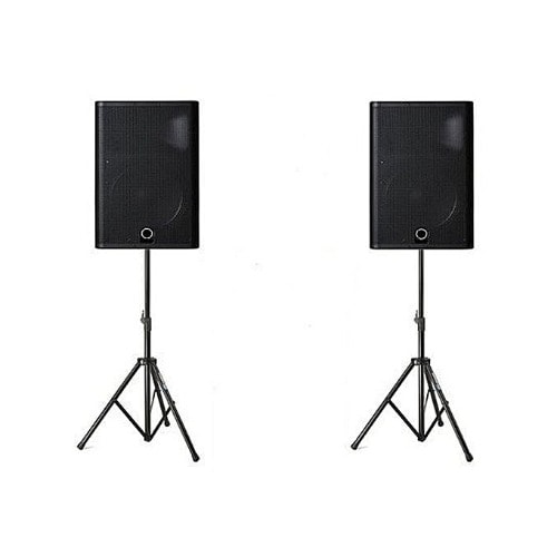 TT15 Pair High Range Speakers With Stands