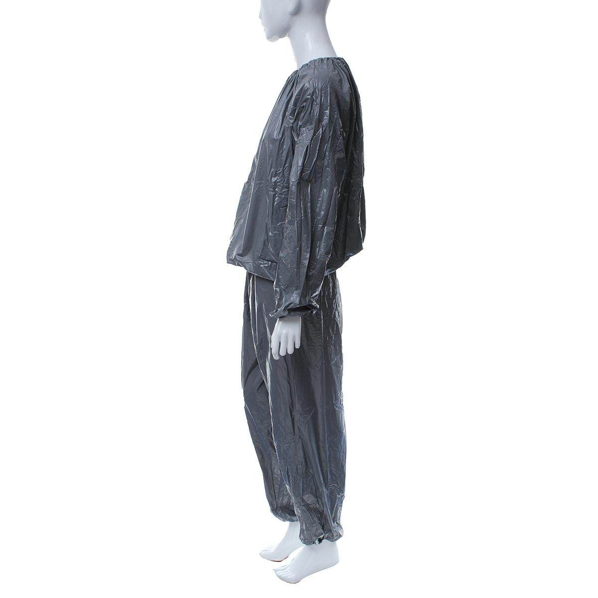 Heavy Duty Sweat Suit Sauna Suit Exercise Gym Fitness Weight Loss Anti-Rip Suit M