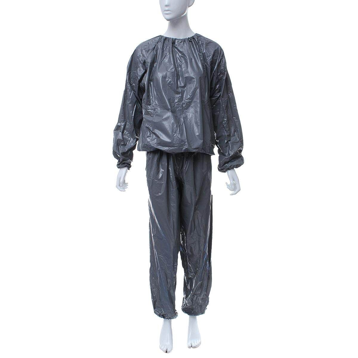 Heavy Duty Sweat Suit Sauna Suit Exercise Gym Fitness Weight Loss Anti-Rip Suit M