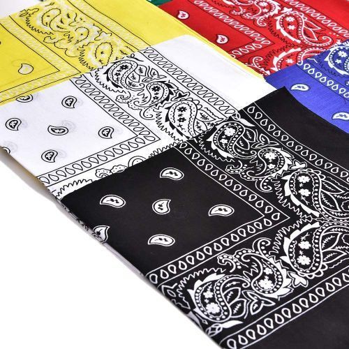 6pcs Fashion Bandana Scarf Headband,Handkerchief.