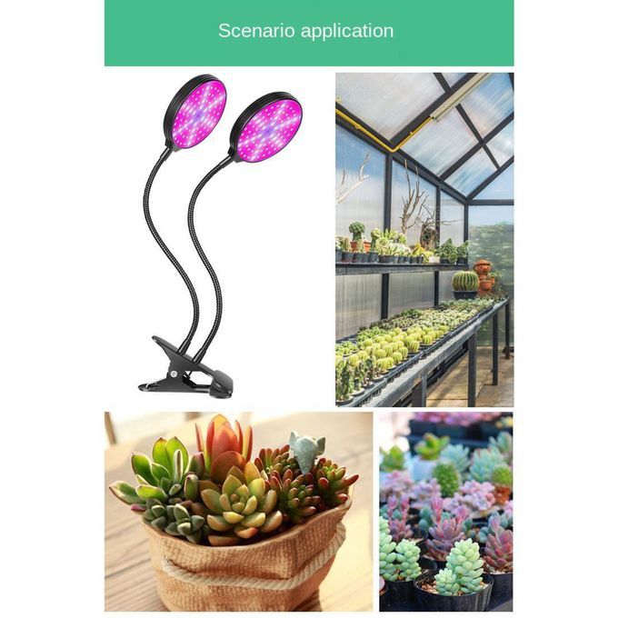 Grow Light Red Blue Spectrum Flower Growing Light UV Veg Double Heads