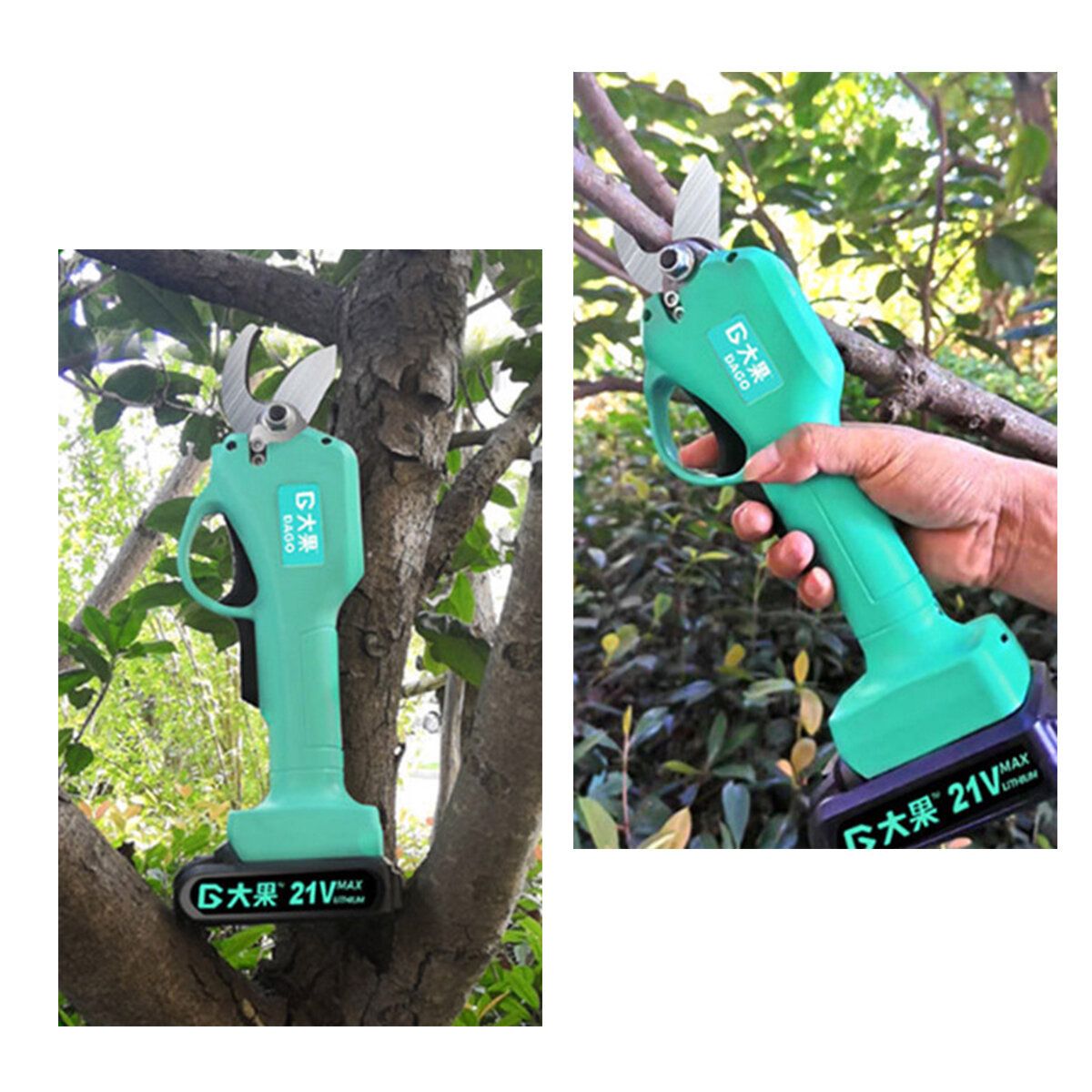 Electric Pruning Shears Rechargeable Branch Scissor Cutter