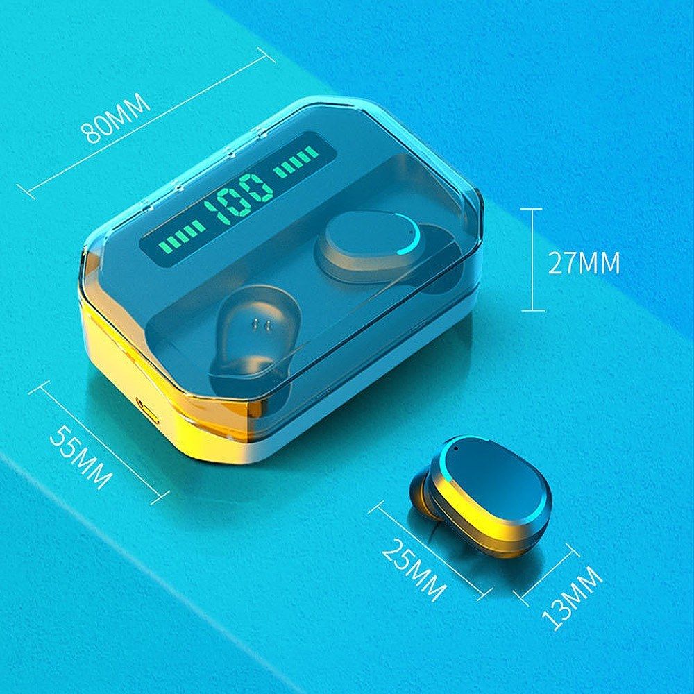 M8 Wireless BT Earphone With LED Power Display Mini Design