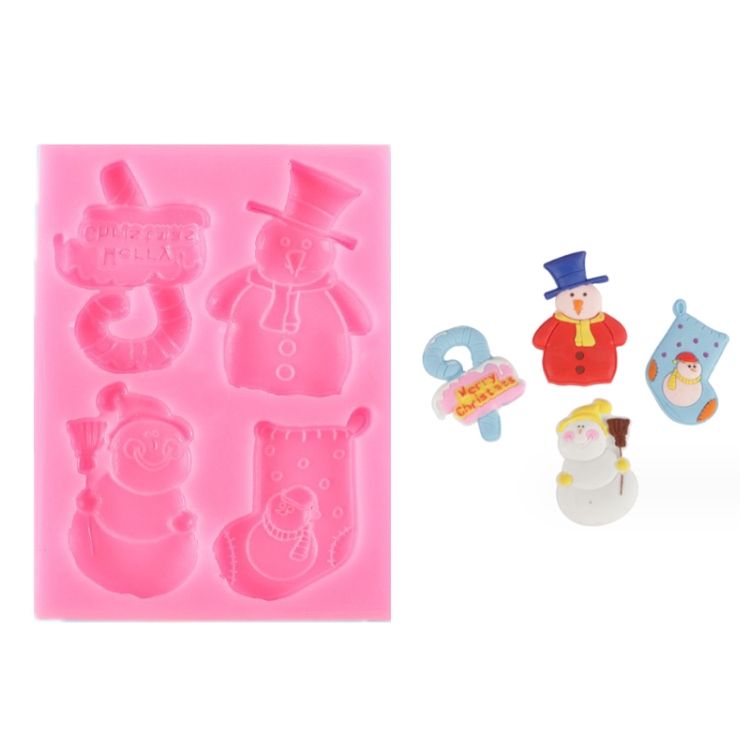 DIY Christmas Silicone Decoration Mold 50-2202-A