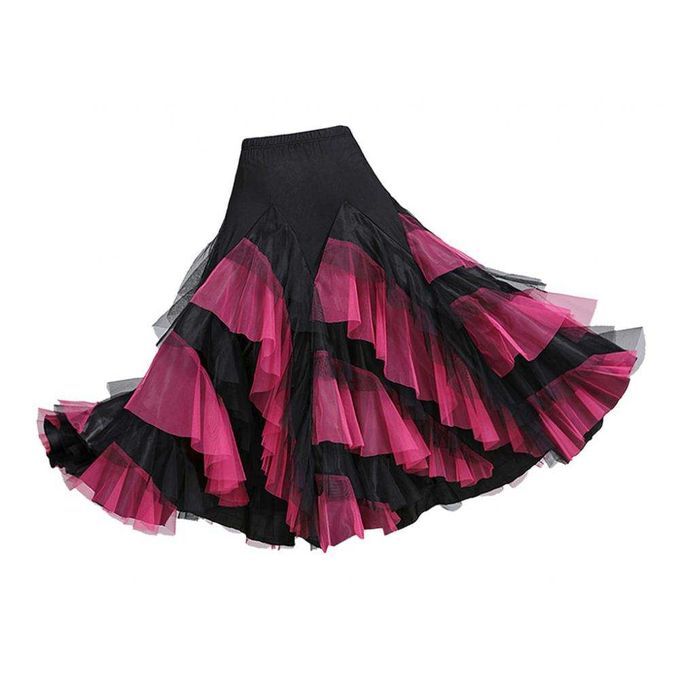 Milk Silk Mesh Latin   Tango Rumba Cha Cha Ballroom Black Rose Red
