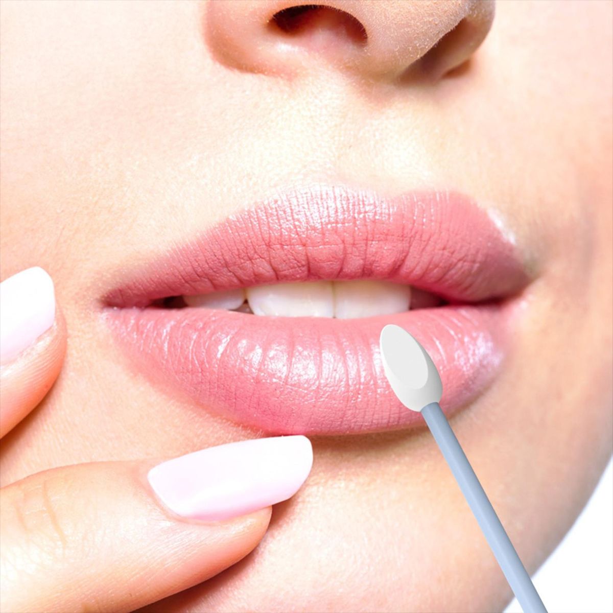 Silicone Cotton Swabs Stick Reusable Portable and Cleanable Ear Cotton Swabs for Ear Cleaning Makeup 2Pcs