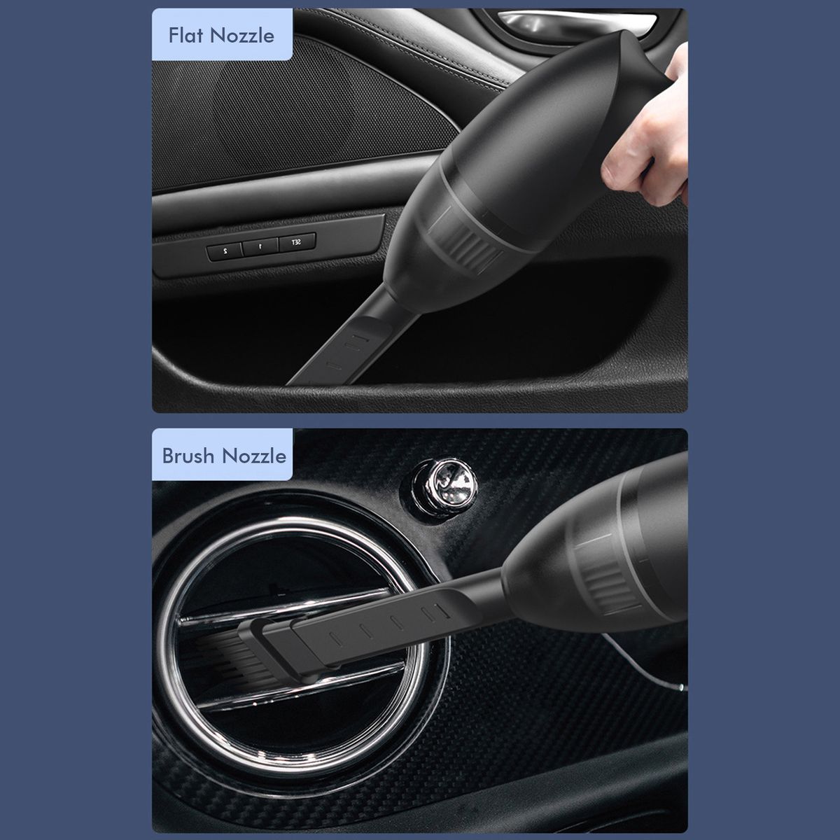 HK-6043 Handheld Vacuum Cleaner Car Interior Vacuum Sweeper