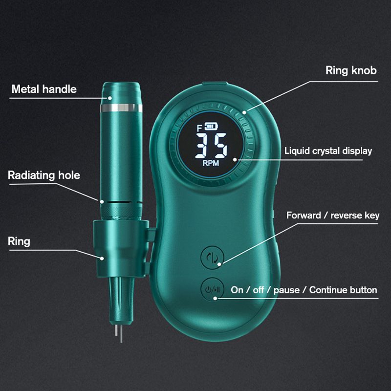 Nail Drill Machine Tools Electric Nail Art Polish Grinding