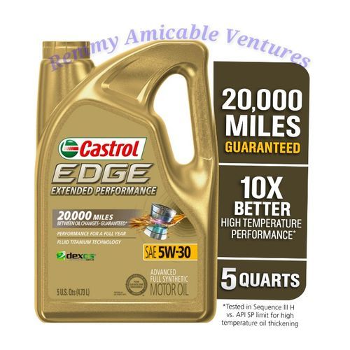 Castrol Edge Extended Performance Engine Oil 5W-30 - (5L)