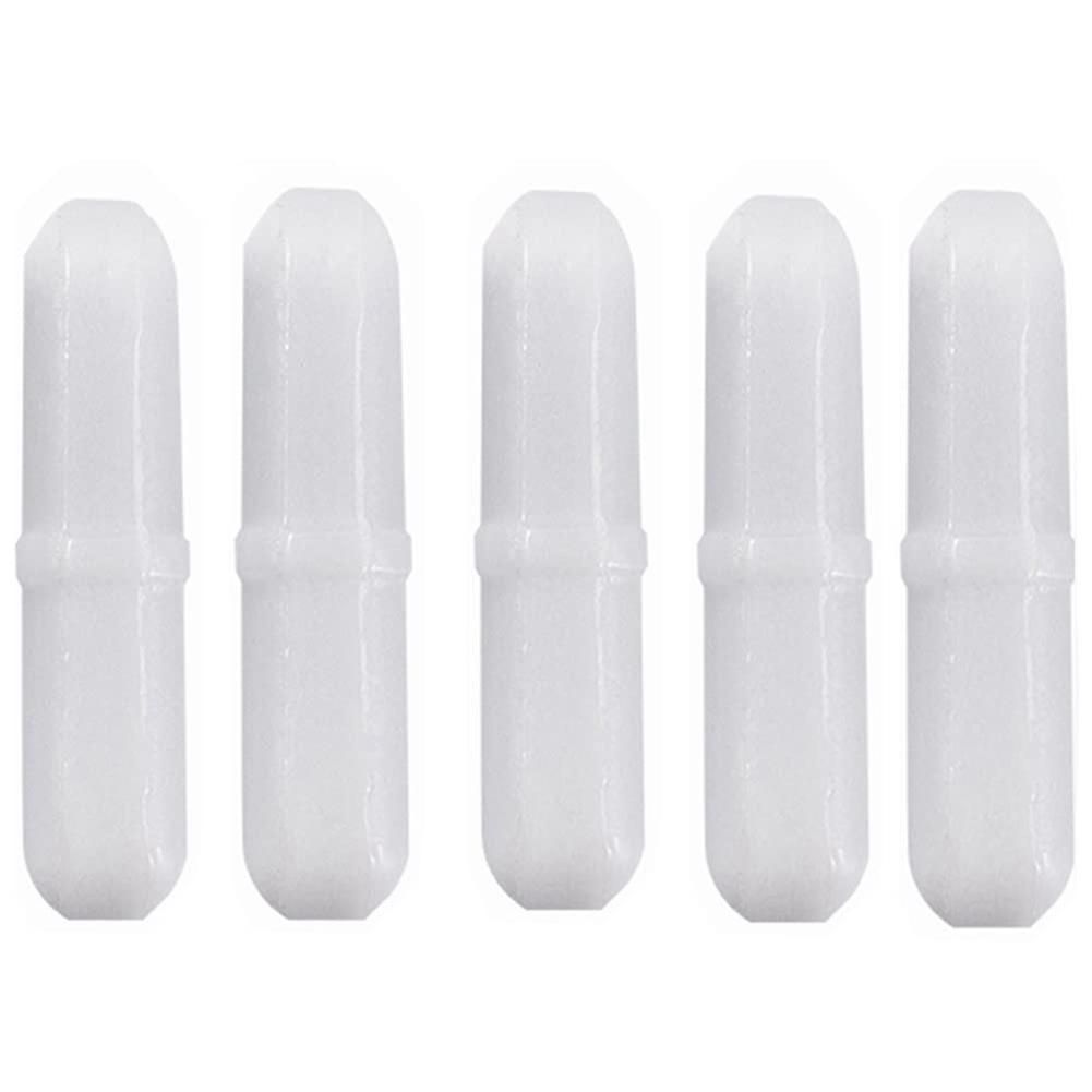 5Pcs 30mm/ 1.2 Inch PTFE Magnetic Stirrer Mixer Stir Bar,