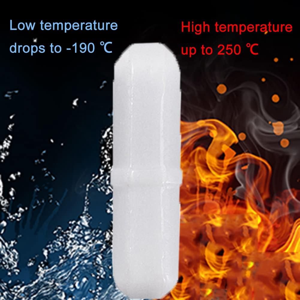 5Pcs 30mm/ 1.2 Inch PTFE Magnetic Stirrer Mixer Stir Bar,