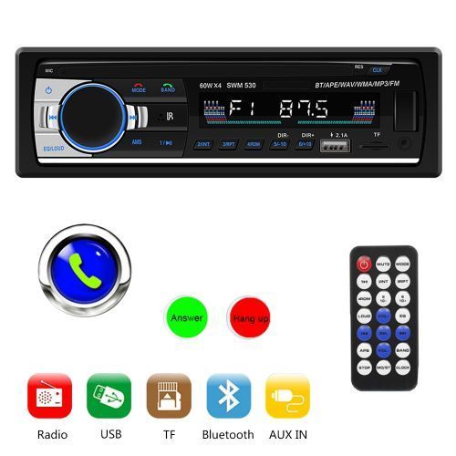 Car MP3 Player Bluetooth Handsfree MP3 Card Radio