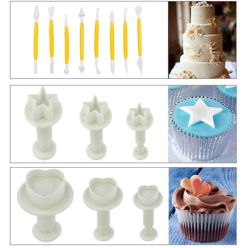 Cake Decorating Plunger - 68 Pieces