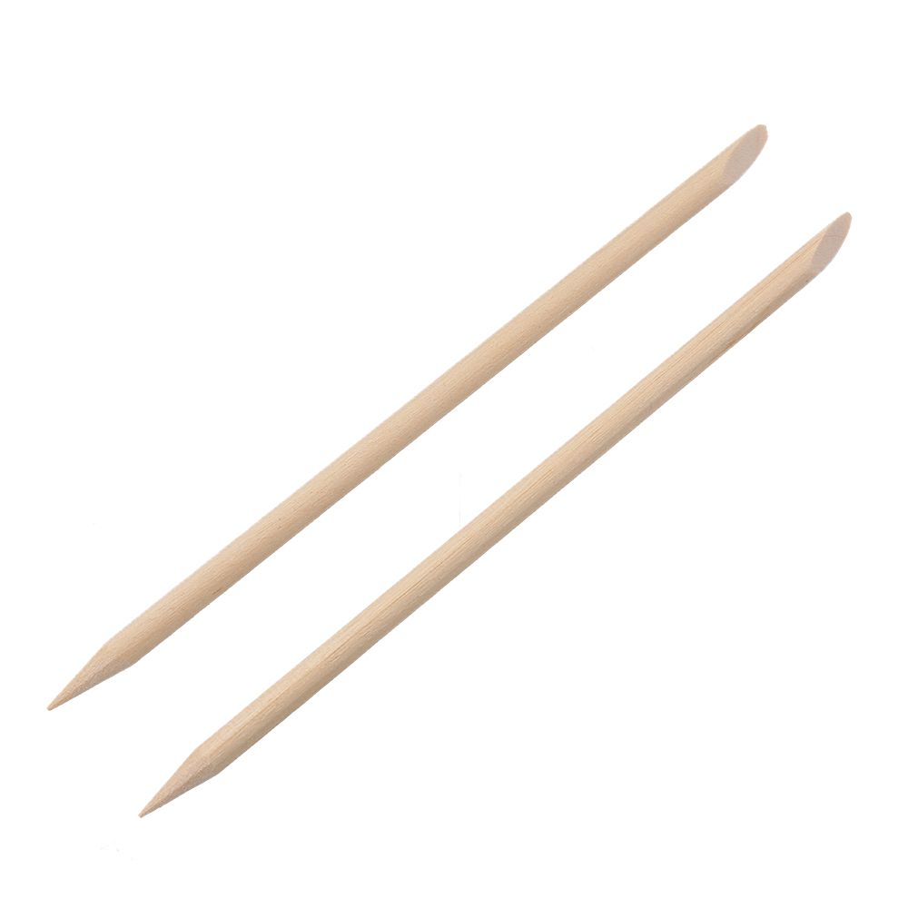 100PCS Nail Art Wood Sticks Wooden Cuticle Remover Pusher