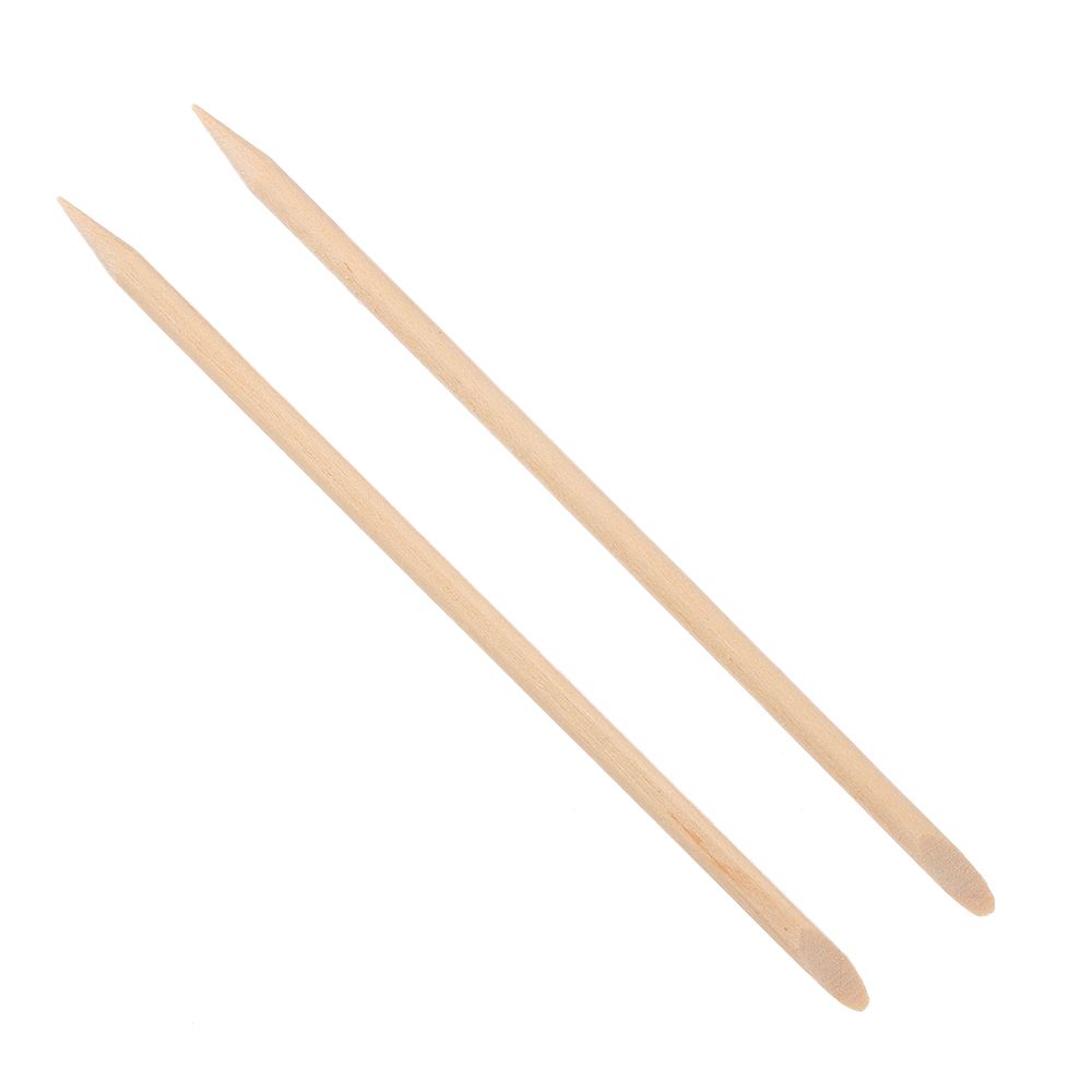 100PCS Nail Art Wood Sticks Wooden Cuticle Remover Pusher