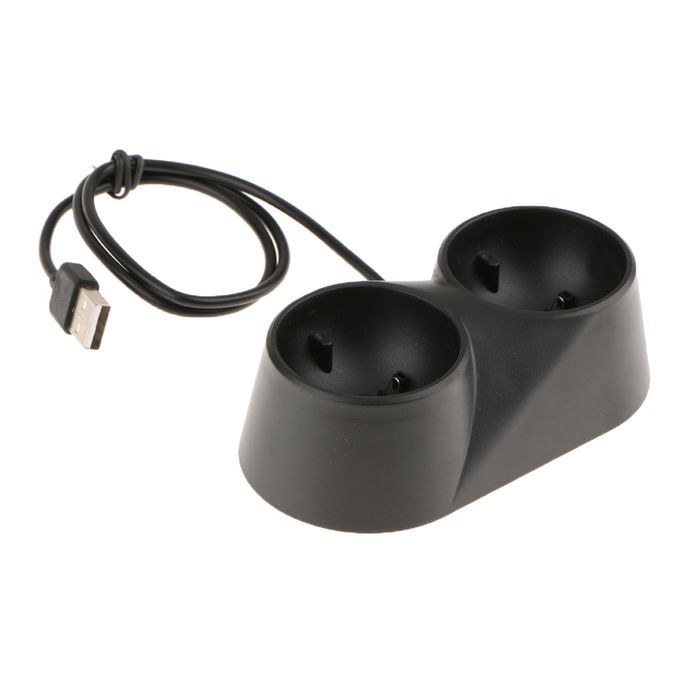 Dual Charger Charging Dock Station For Sony PS4 PS VR Move Game
