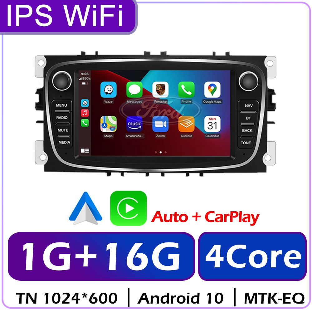 Car Android CarPlay Radio Multimedia Player For Ford Focus