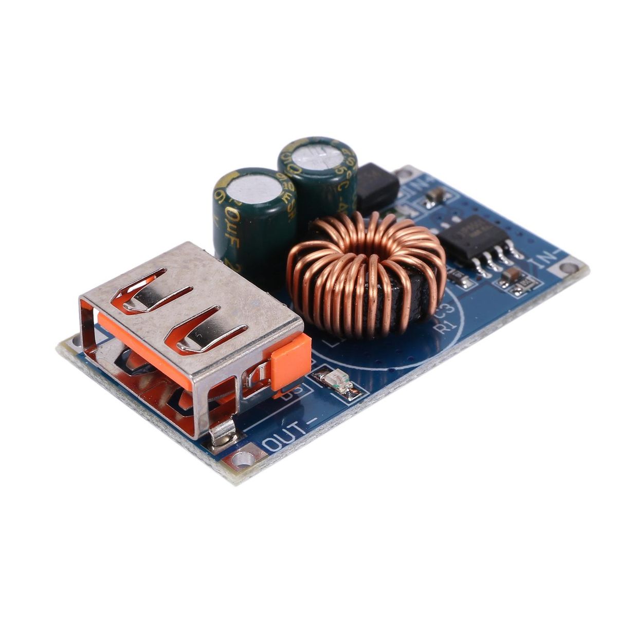 Usb Dc Step-Down Module 12V/24V To Qc3.0 Fast Charge Mobile Phone Charging Board For Apple Huawei Fcp Quick Charger