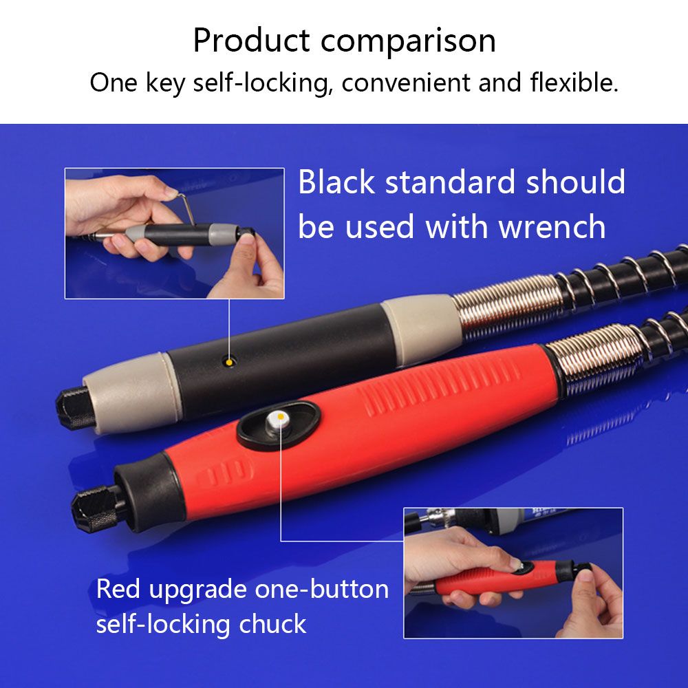 6mm Chuck Electric Grinding Flexible Shaft Rotary Grinder