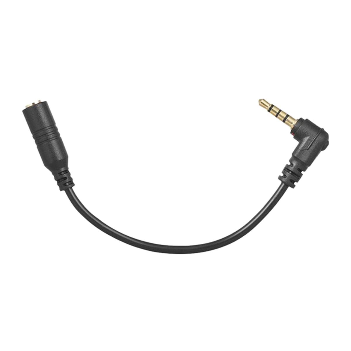 3.5mm 3 Pole TRS Female To 4 Pole TRRS Male Converter For Camera