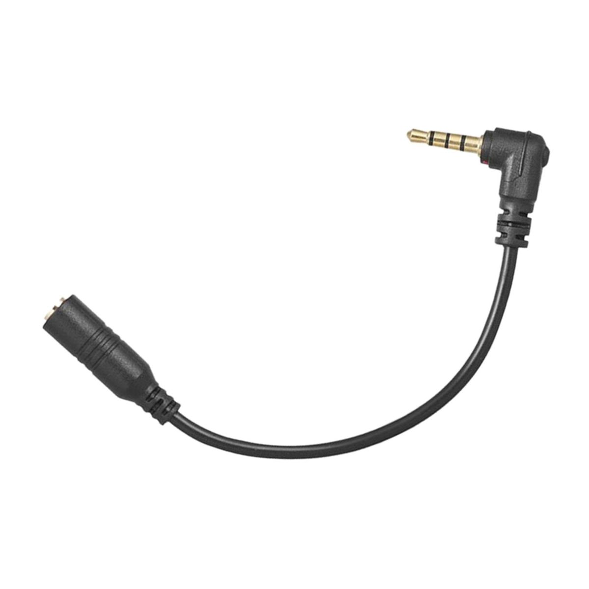 3.5mm 3 Pole TRS Female To 4 Pole TRRS Male Converter For Camera