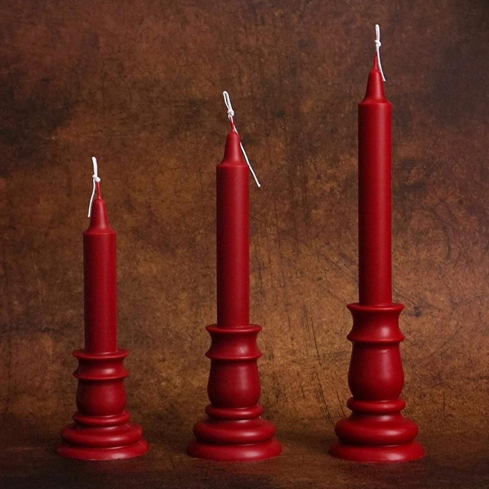 Candle Molds for Pouring Christmas Pillar Candle Aroma