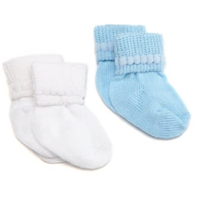 Set Of Baby Boy And Girl Cotton Socks - 6 Pairs