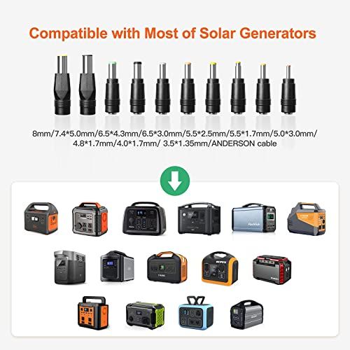 100 Watt Portable Solar Panel For Power Station Foldable 100