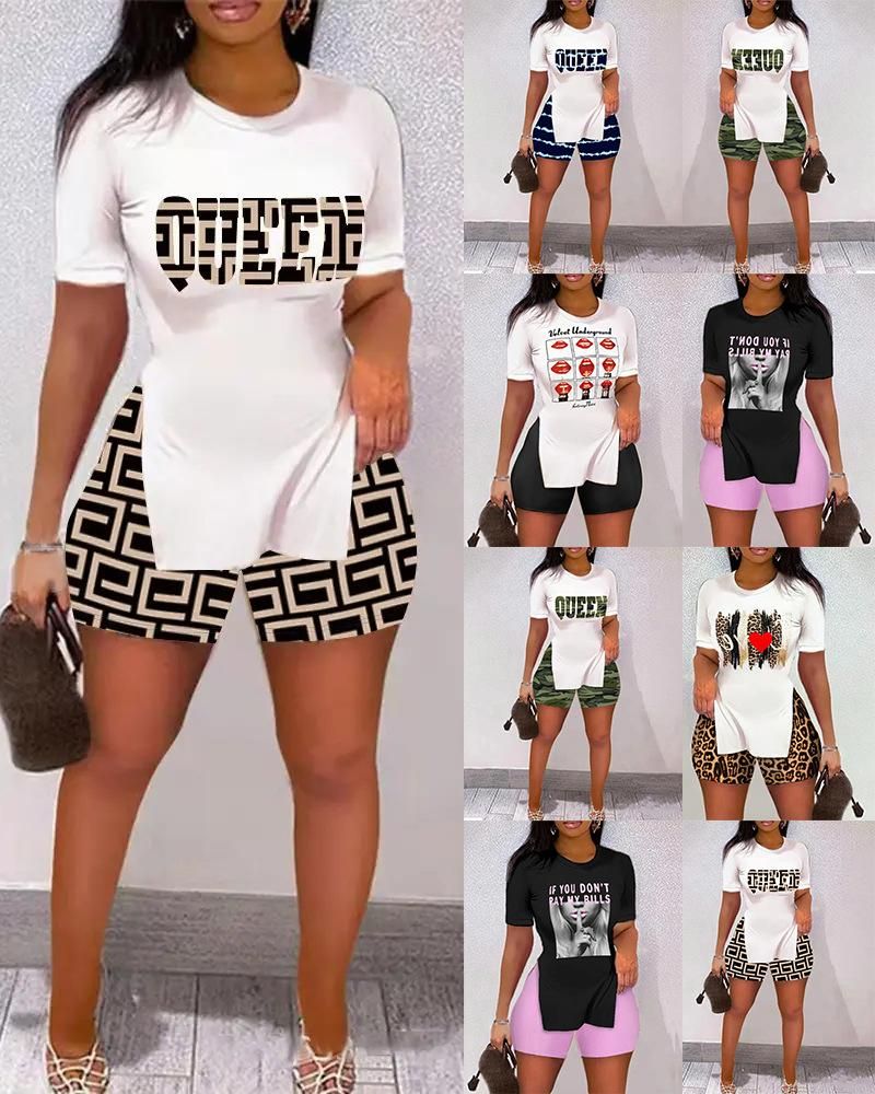 Z7058 New Fashion Trend Printed Women's Clothing