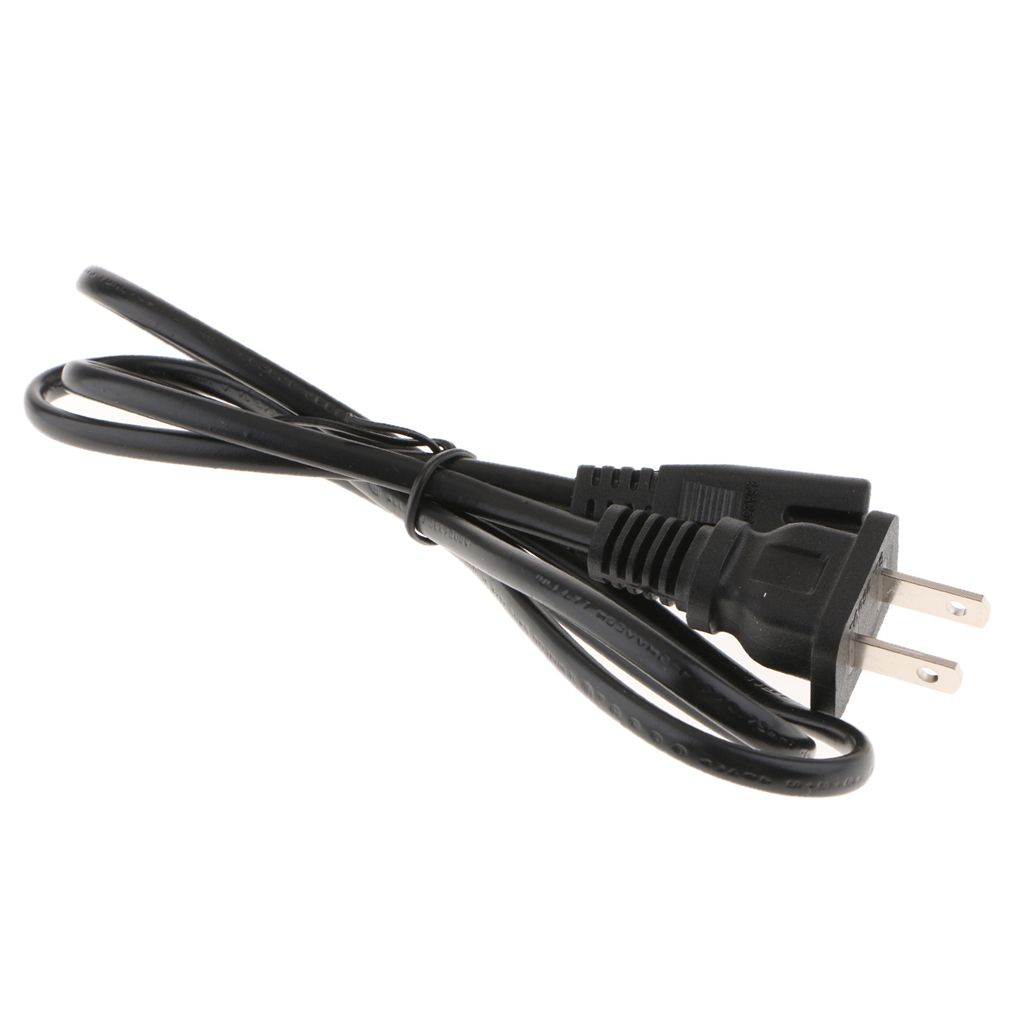 For  PS4/PS3 3FT 2 Slot Prong Power Supply Cord Adapter Cable Wall