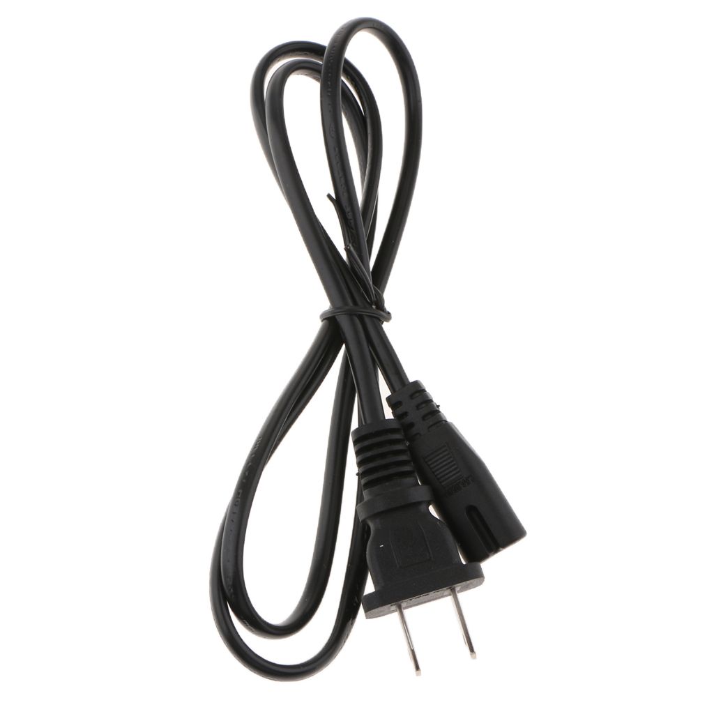 For  PS4/PS3 3FT 2 Slot Prong Power Supply Cord Adapter Cable Wall