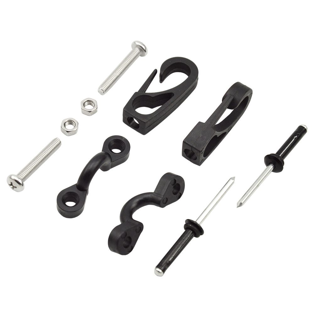 Kayak Pad Eyes With Elastic Bungee Cord Rope 8 Feet Bungee