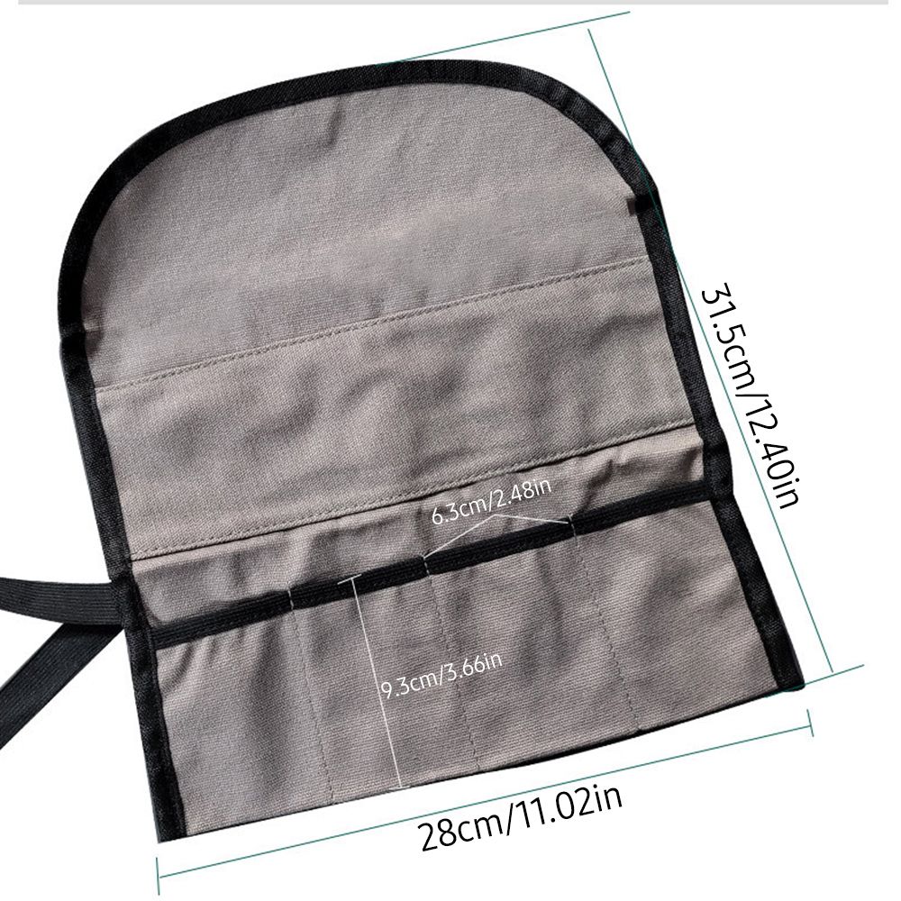 Portable Roll Up Tool Bag Foldable Roll Small Tool Pouch